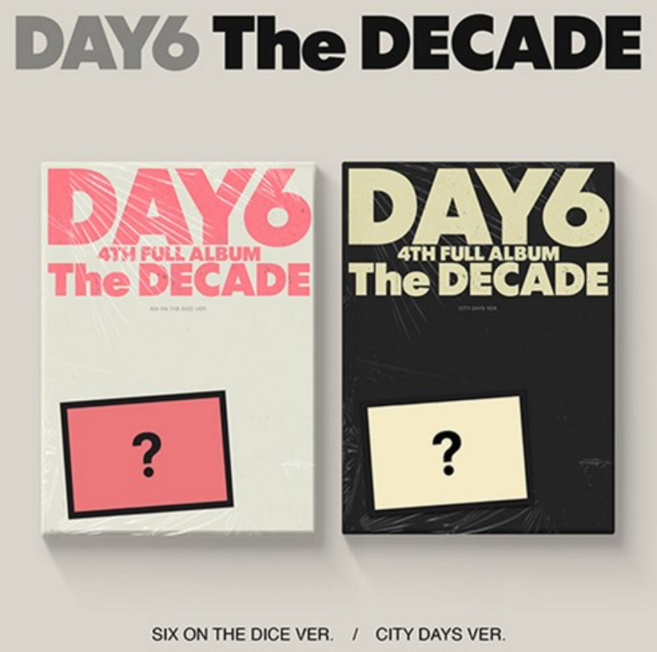 [포켓더스타]데이식스 앨범 (DAY6) - The DECADE 더 데케이드 일반반, CITY DAYS ver.검정)
