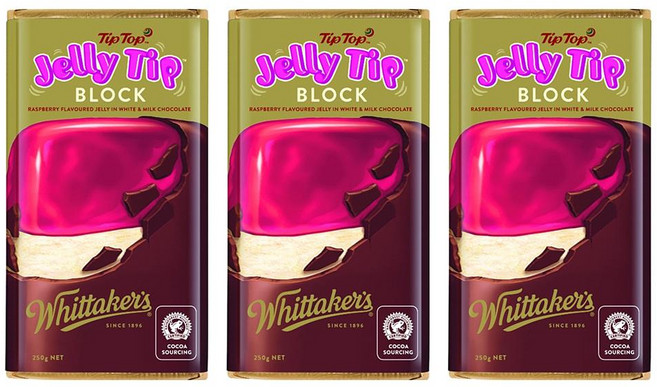 휘태커스 젤리 팁 블럭 초콜릿 250g x3팩, 3개