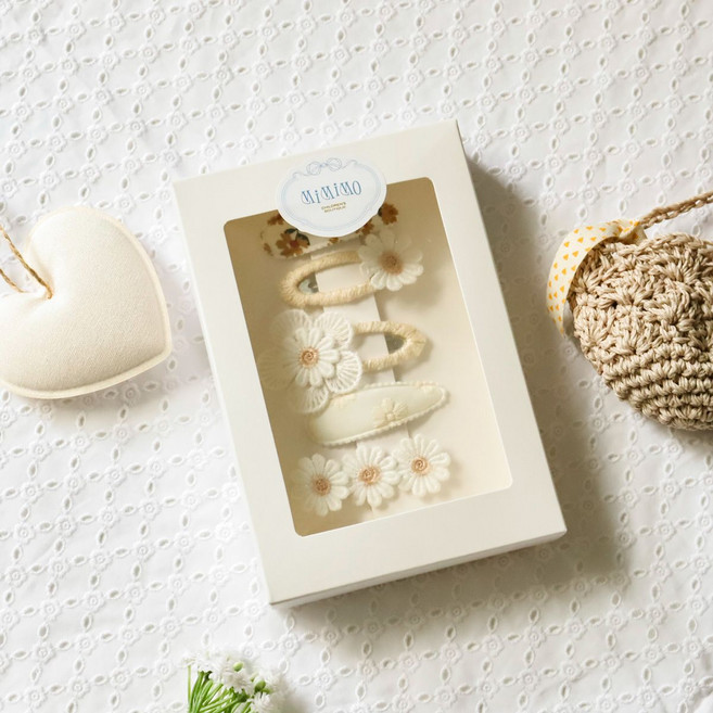 미미모 아동 여아 헤어핀선물 세트 6종 어린이집선물 조카선물 미미데이즈