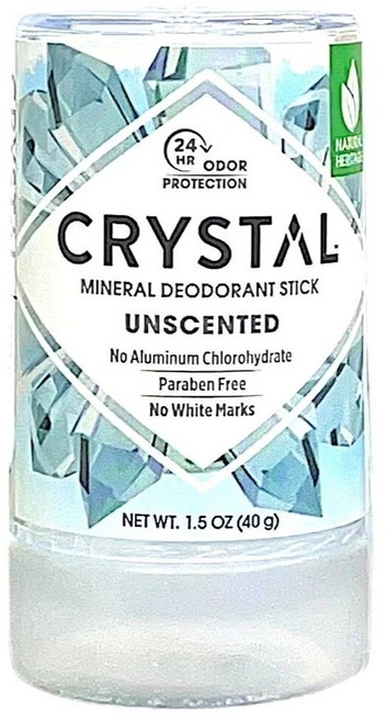 CRYSTAL 礦物消臭石 無香精 無鋁鹽 無防腐劑 不留白痕 40g, 1個, 現貨40g (小顆)