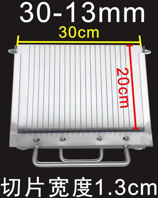 스텐 스팸 절단기 햄슬라이서 편썰기 업소용 컷팅기 스테인레스 에스앤지 커팅기 대형, 30형-13mm