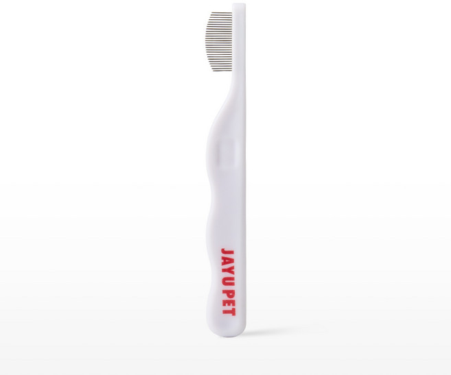 자유펫 페이셜 그루밍 콤 강아지 고양이 눈꼽 눈물자국 눈곱 얼굴 빗, 1개, 화이트