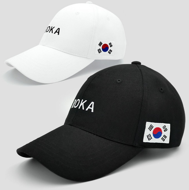ROKA 로카 태극기 모자 검정