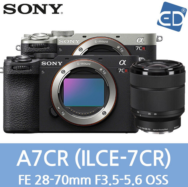 [소니정품] A7CR/ 풀프레임/A7CR/미러리스 카메라 ILCE-7CR /ED, 54 A7CR FE 28-70mm F3.5-블랙