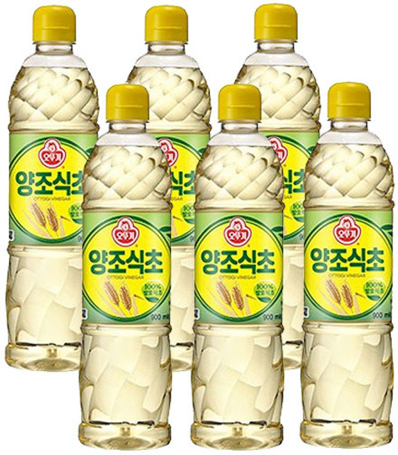 오뚜기 양조식초, 900ml, 6개