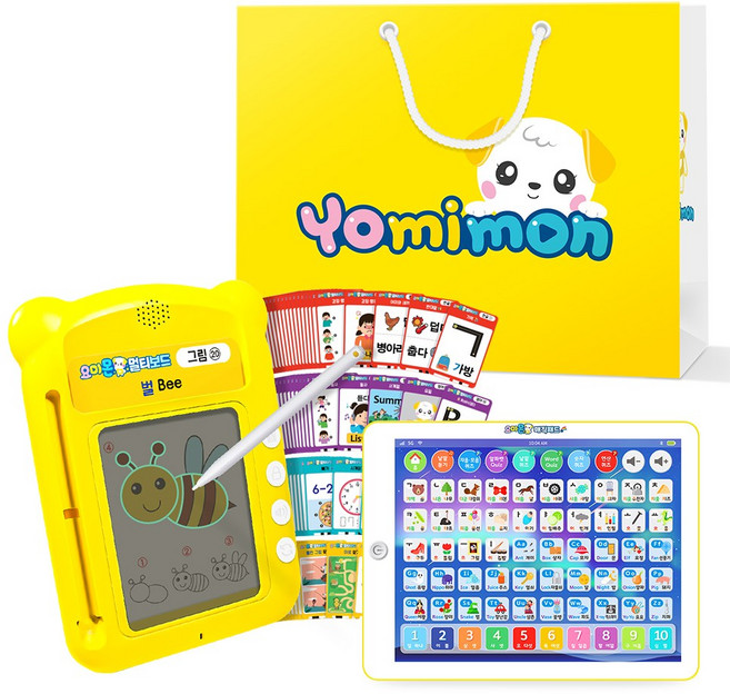 요미몬 멀티보드+매직패드 패키지 / 완구형 유아태블릿, 프리미엄 세트, 1개