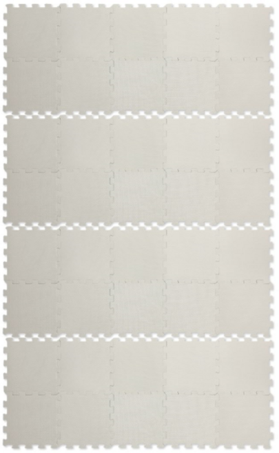 10T 파스텔 유아퍼즐매트 놀이매트 40장, 연그레이