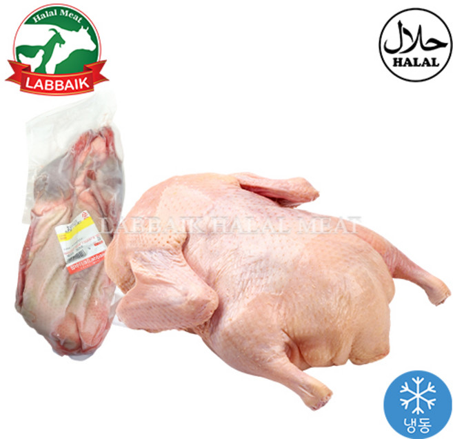 LABBAIK Halal Fresh Whole Duck Whole Meat (Korea) 2.2kg / 통 오리고기, 1개