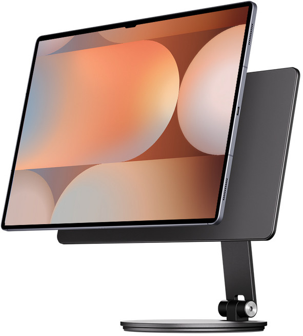 니케 Gsnap 올인원 갤럭시탭 마그네틱 거치대, 1개, 그라파이트, 12.4 S7+/S7FE/S8+/S9+FE+/S10+