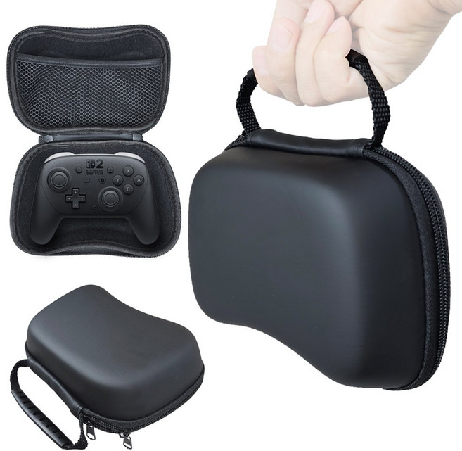 호환 프로콘2 가방 케이스 파우치 게임패드 보관 휴대용 수납 듀얼센스 듀얼쇼크, 1개, 블랙, n2093 패드 무지가방