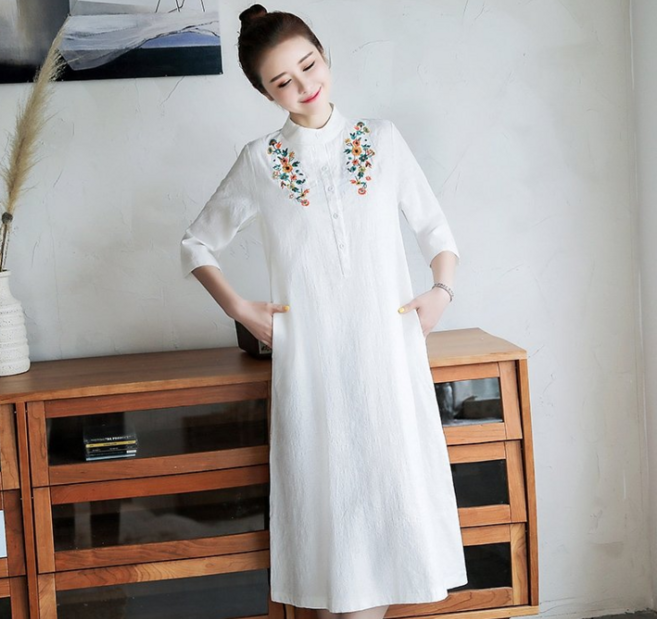 SAMARA 마담원피스 빅사이즈반팔 여름 40대 50대 중년원피스 엄마 마담 미시