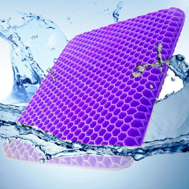 여름 에어방석 엉덩이 안아픈 벌집 메쉬 쿨 방석, 1-에어셀방석-퍼플, 1개