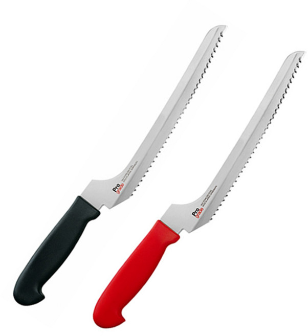 시모무라 프로그레이드 빵칼 굽은형(레드 블랙)PG-104, 레드, 1개