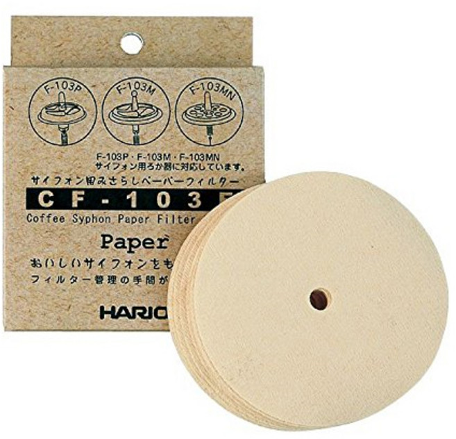 하리오 사이폰 여과지 공통 CF 103E, 1개