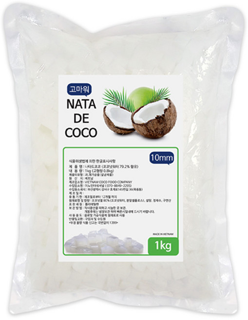 나타드코코 1kg 10mm 토핑용, 1개