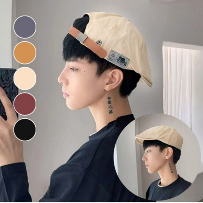 빈티지 패치 클래식 남성 여성 헌팅캡 베레모 모자 베레모 여자베레모 울베레모 만두모자