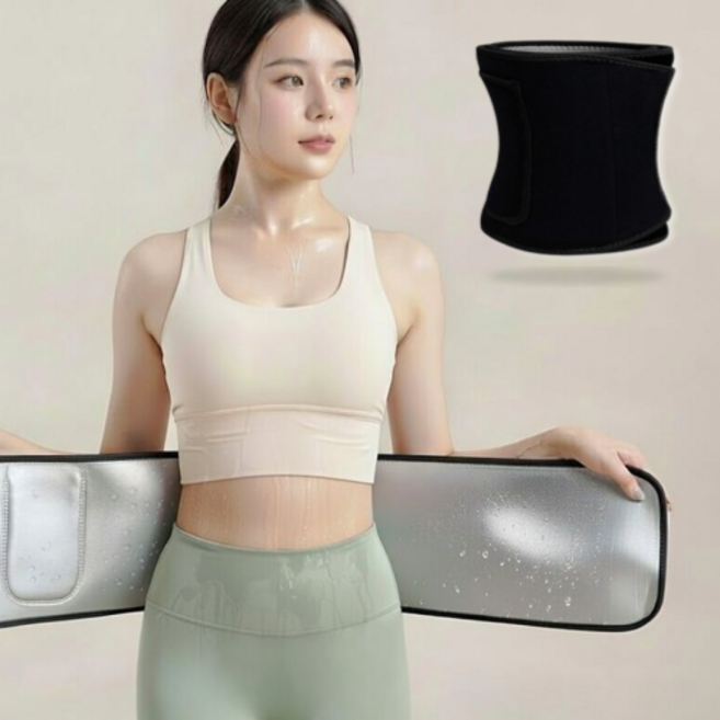 포이브이 땀벨트 지방연소밴드 다이어트 땀복대