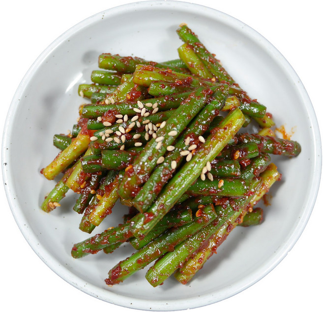 고향맛김치 맛있는 가정식 마늘쫑 무침 반찬 주문, 400g, 1개