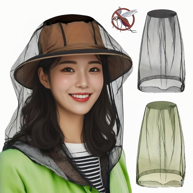 미세망 얼굴 보호 벌레 차단망 4P 세트, 1세트
