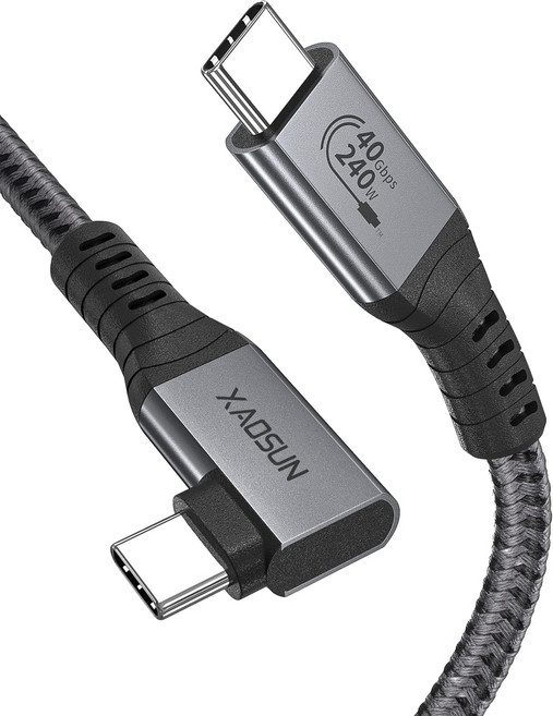 XAOSUN USB4 Thunderbolt 4 240 W Thunderbolt 3 USB 3.2 USB-IF 40 Gbps 240 W 8 K60Hz PD3.1 iphone 15, 1개