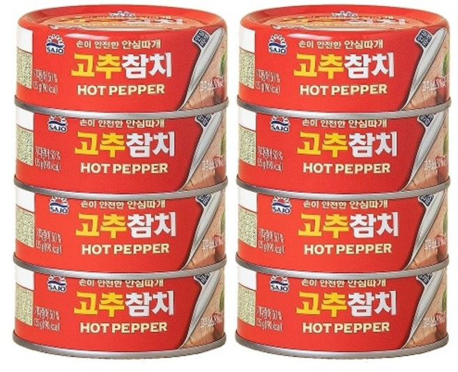 사조 고추참치 135g x 8개, 단일구성