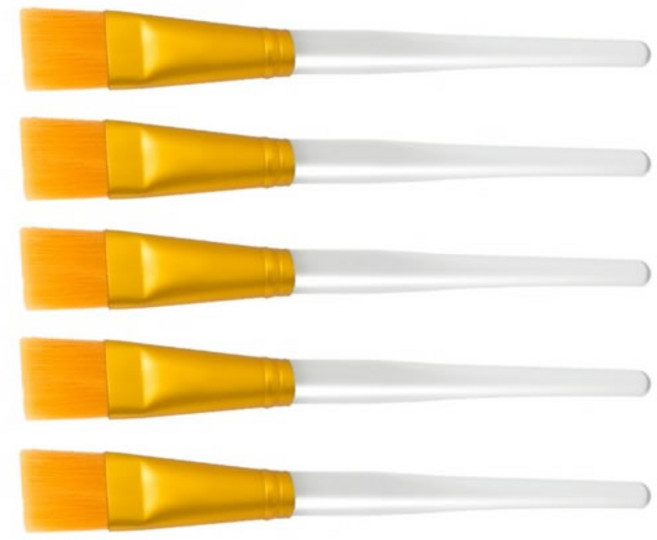 메디플라워 팩브러쉬 10개, 혼합색상