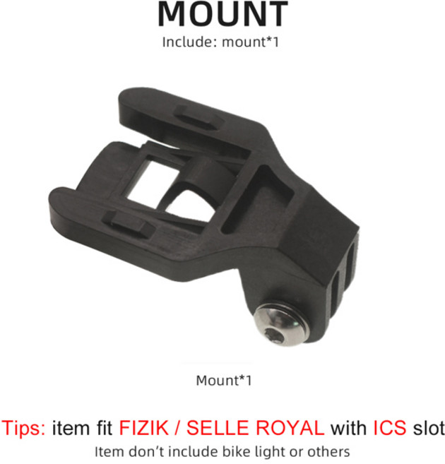 TWTOPSE 자전거 후면 라이트 마운트 거치대 PROLOGO SCRATCH M5 들 구멍이 고프로 사이클링 랙 브래킷, 06 Mount Base XLITE200