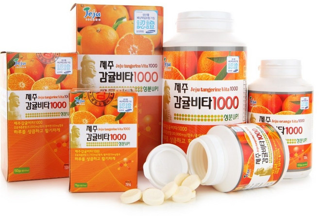 [탐라식품] 제주 감귤 비타1000, 150g, 1개