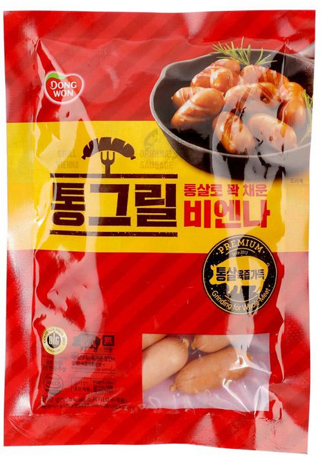 원하프통그릴비엔나300g동원, 1개, 300g