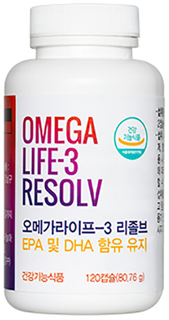 유니시티 정품 오메가3 리졸브 673mg, 120정, 1개
