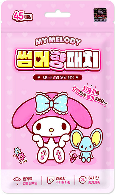 마이멜로디 썸머향패치 45매입 26년제조, 1개