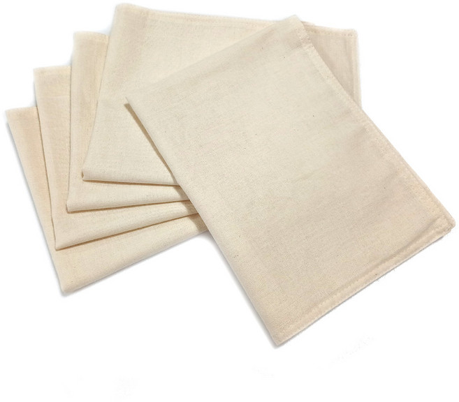 국산 소창행주 2겹, 5개