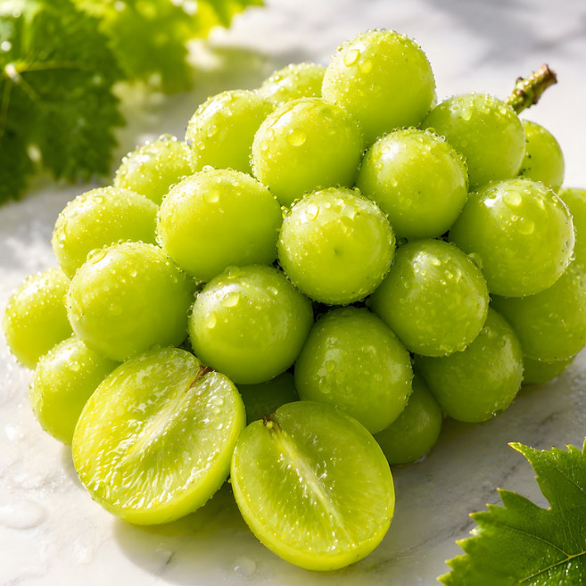 [한정특가] 최대20brix이상 씨없는 초고당도 샤인머스캣, 1박스, 1kg (산지직송)