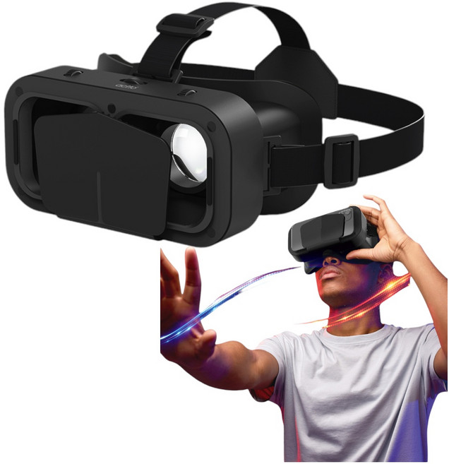 삼성 갤럭시 S26/S25/S24/S23/S22/S21/S20/S10 메타버스 3D 프로 VR 스마트폰 가상 현실 게임 영화 체험 VR 기기 헤드셋, 1개