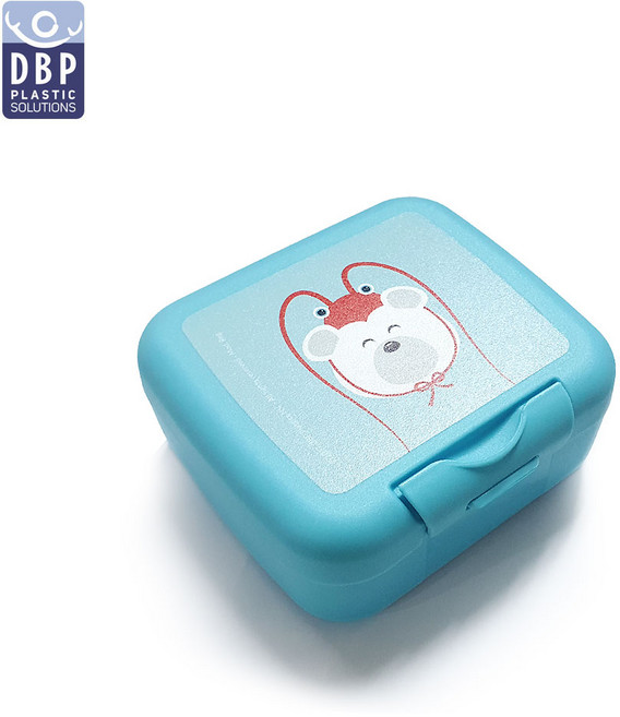 [DBP] 어뮤즈 스낵박스 북극곰 블루 BPAfree, 단품, 1개