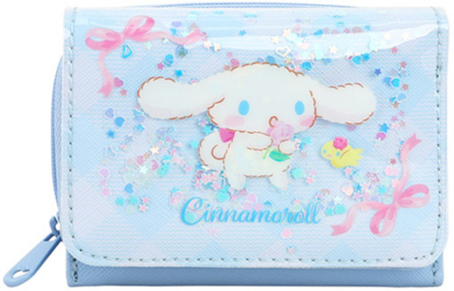 산리오 시나모롤 해피 스팽글 반지갑