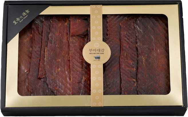 홍두깨살로만 만든 육포 고유의 맛 부마대감 황실 청정우 육포세트 1호(360g) HACCP 5시간이상 살균건조 담백한 양념과 침전식 조미, 360g, 1개