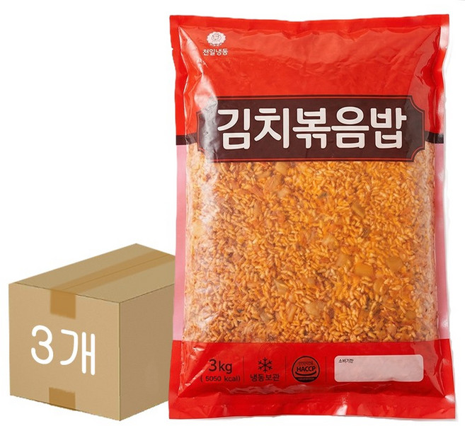 천일식품 김치 볶음밥 3kg 3개