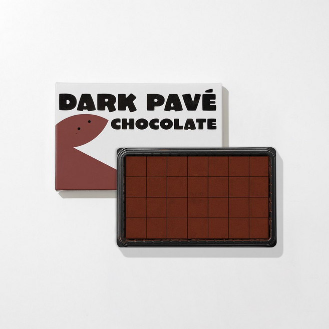 김보람초콜릿 [수제초콜릿]생 초콜릿 다크 [파베], 1개, 150g