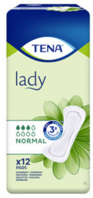 테나 레이디 요실금 패드 노말, FREE(onesize), 30개, 24매입