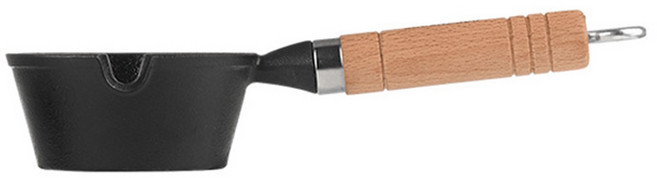 락앤락 다용도 주철 편수 우유 냄비, 1개, 블랙, 11cm