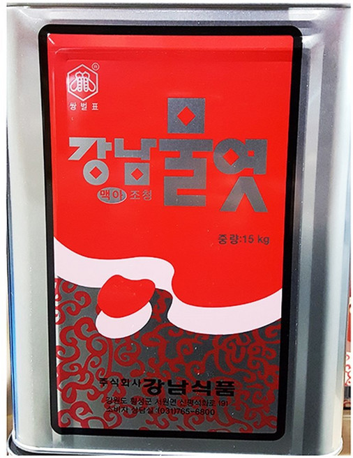 황물엿 (강남 15K), 1개, 15kg