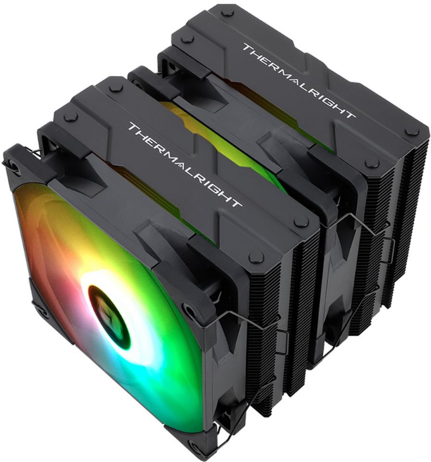 PA120 듀얼 타워 팬 CPU 쿨러 저소음 온도 제어 4pin, PA120 SE ARGB, 1개