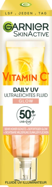 가르니에 스킨 액티브 플루이드 비타민 C 글로우 LSF 50+ 40ml, 1개 - 쿠팡