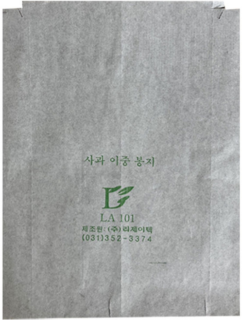 핀부착 사과봉지 100매 과수 과일 봉지 봉투, 100개
