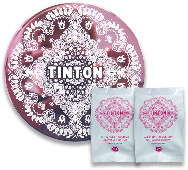 틴톤 대왕 볼륨쿠션 본품1개+리필x 2개 22g, 1개, 대왕 볼륨쿠션 21호본품+리필x2개 (케이스랜덤), 대왕 볼륨쿠션 21호본품+리필x2개 (케이스랜덤)