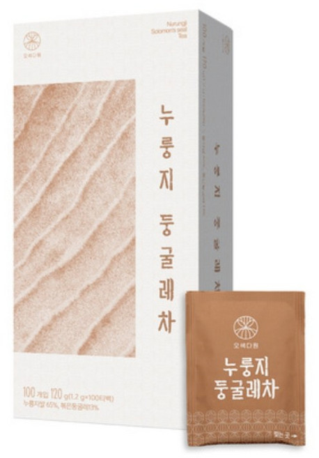 오색다원 누룽지 둥굴레차, 13개, 100개입, 1.2g