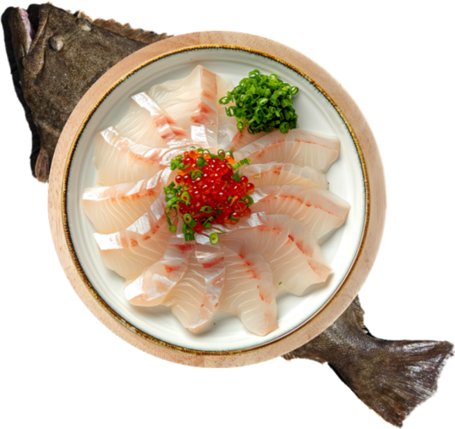 [도두수산] 제주산 광어회 필렛 1kg 손질완료 횟감 산지직송 신선한 광어회 세트, 1개, 대광어 1kg