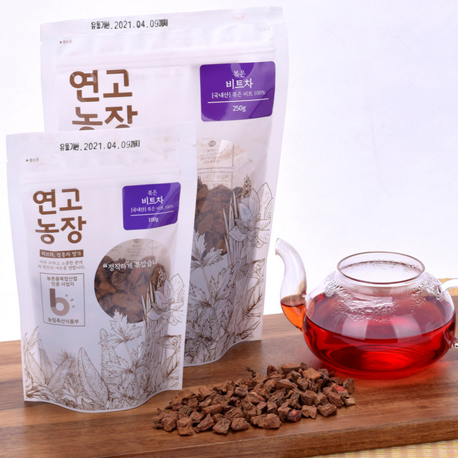 연고농장 수제 볶은 비트차, 250g, 1개입, 3개