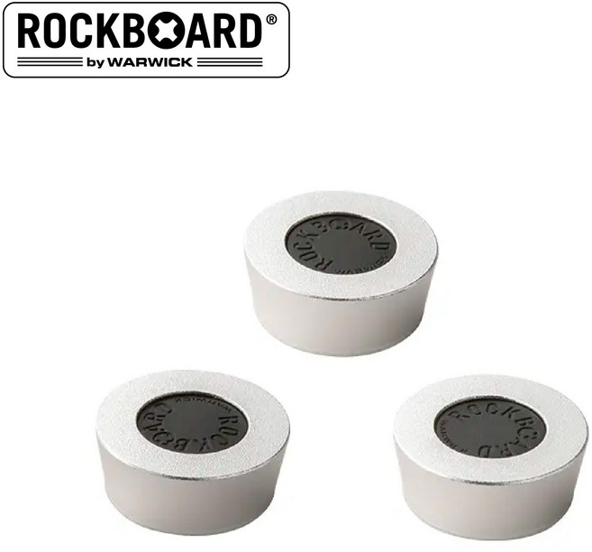 RockBoard BigToe Footswitch Topper 락보드 빅토 풋스위치 토퍼 3개 세트 (실버)